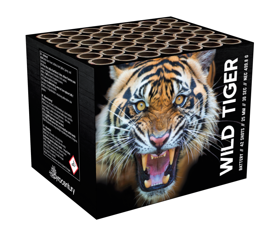 Pyrocentury Wild Tiger 42 Schuss Batterie Pyrocentury Wild Tiger 42 Schuss Batterie