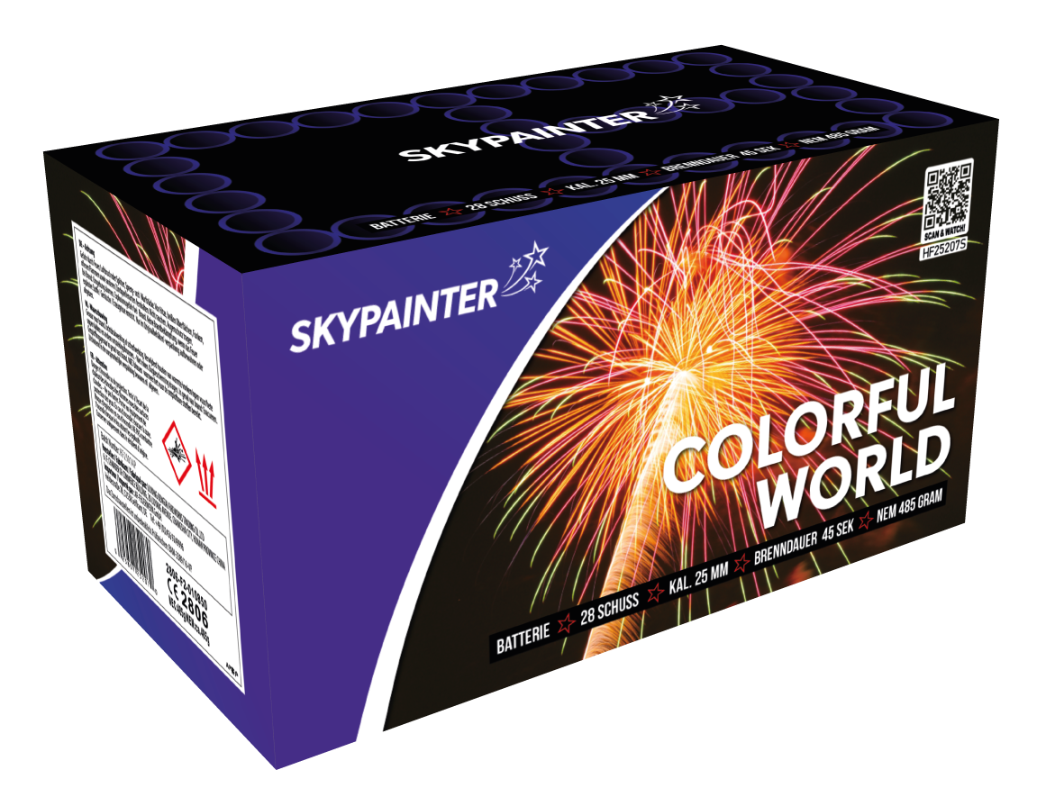 Sky Painter Colorful World 38 Schuss