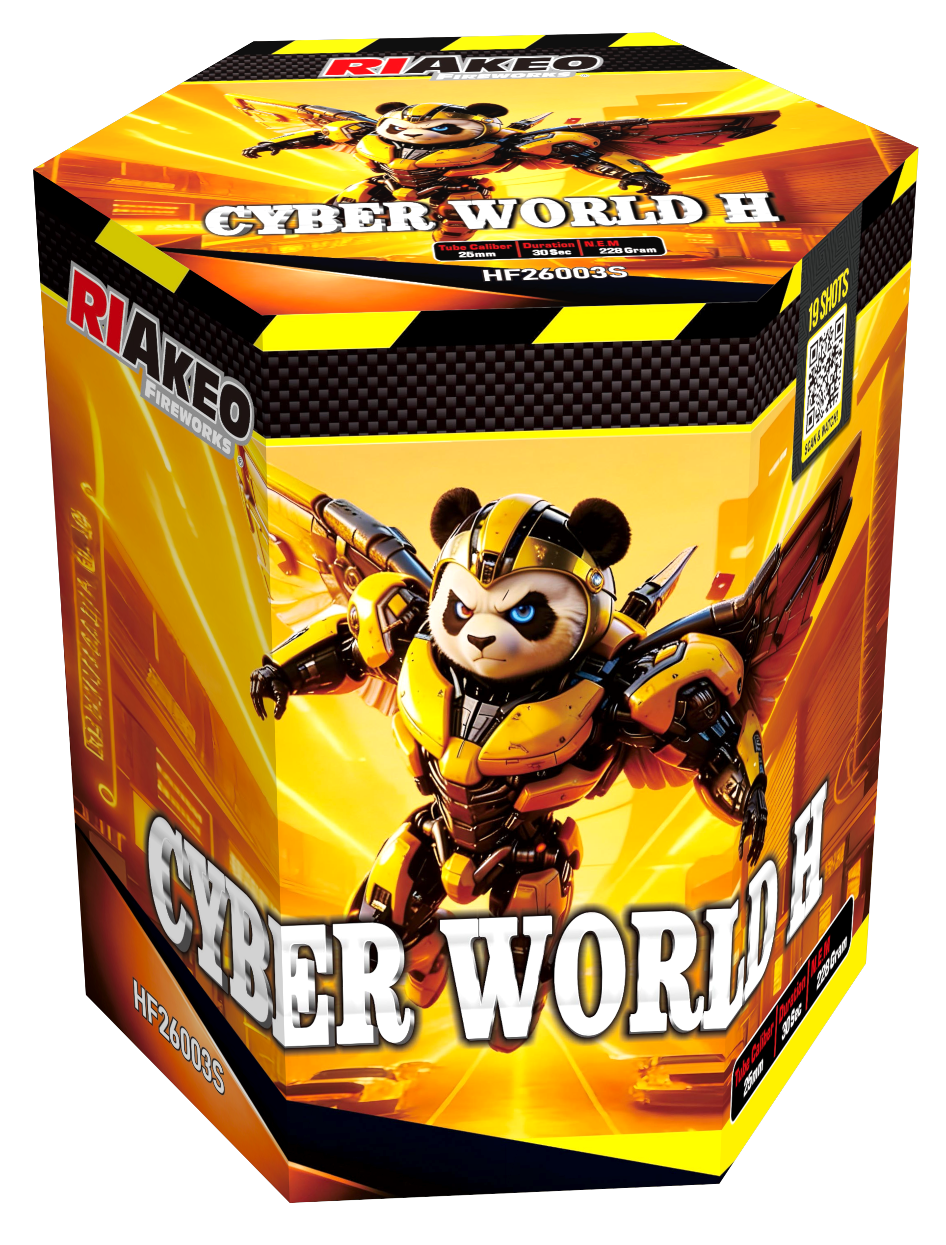 Riakeo Cyber World 19 Schuss Sortiment 6/1