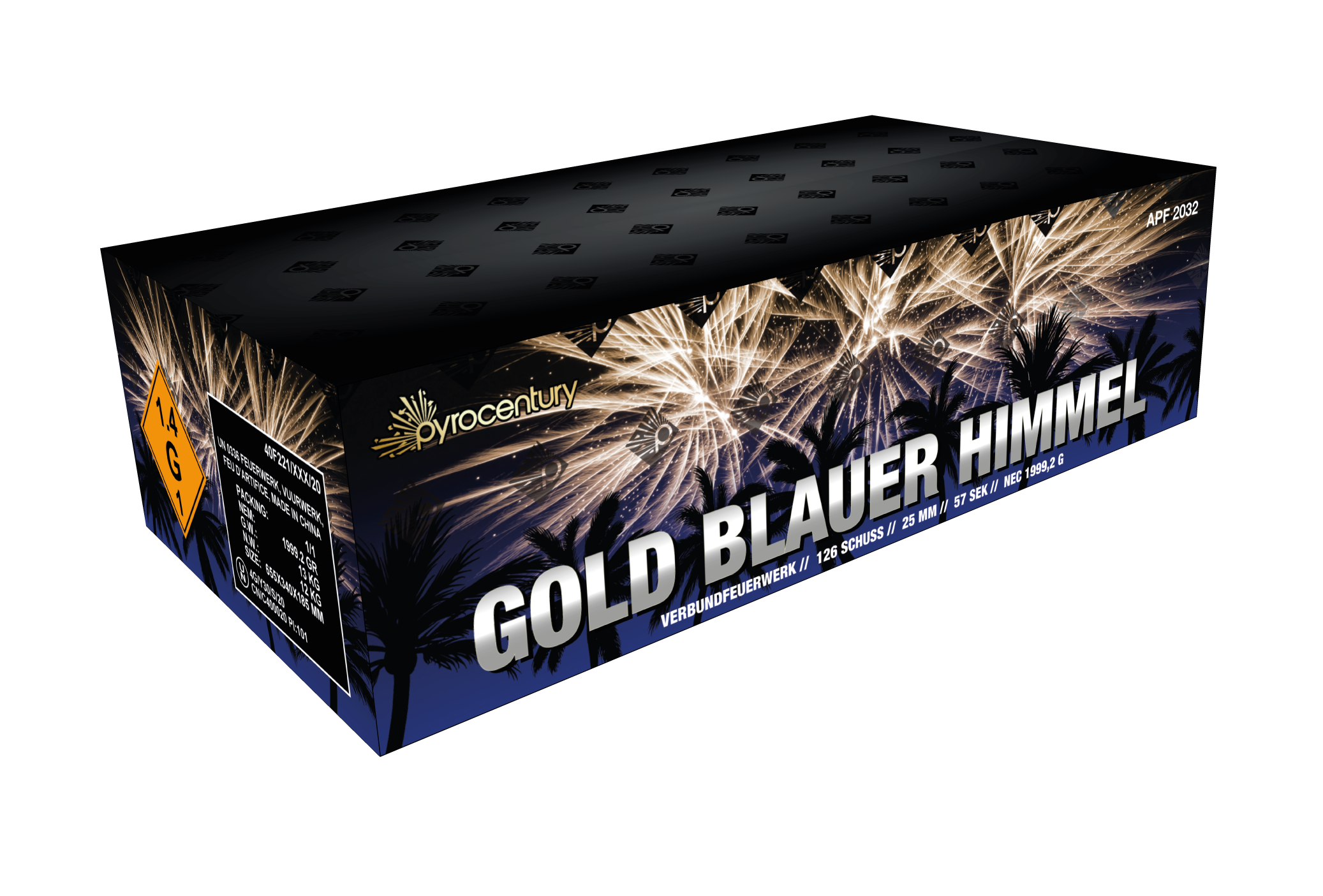 Pyrocentury Gold Blauer Himmel 1.3G