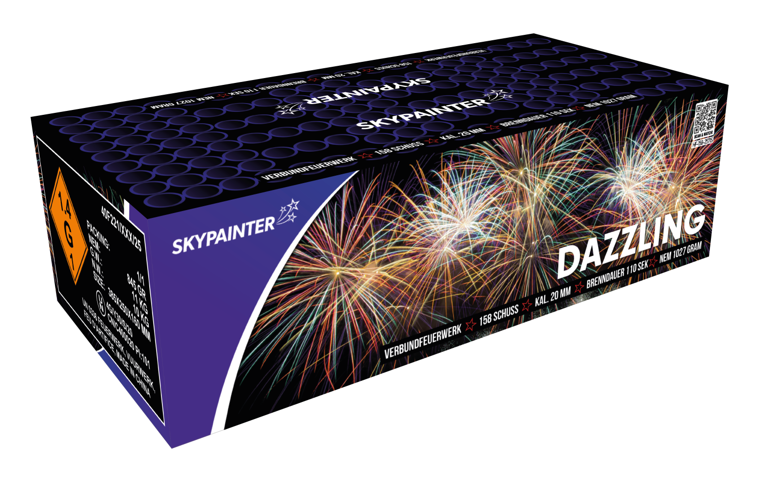 Sky Painter Dazzling 158 Schuss