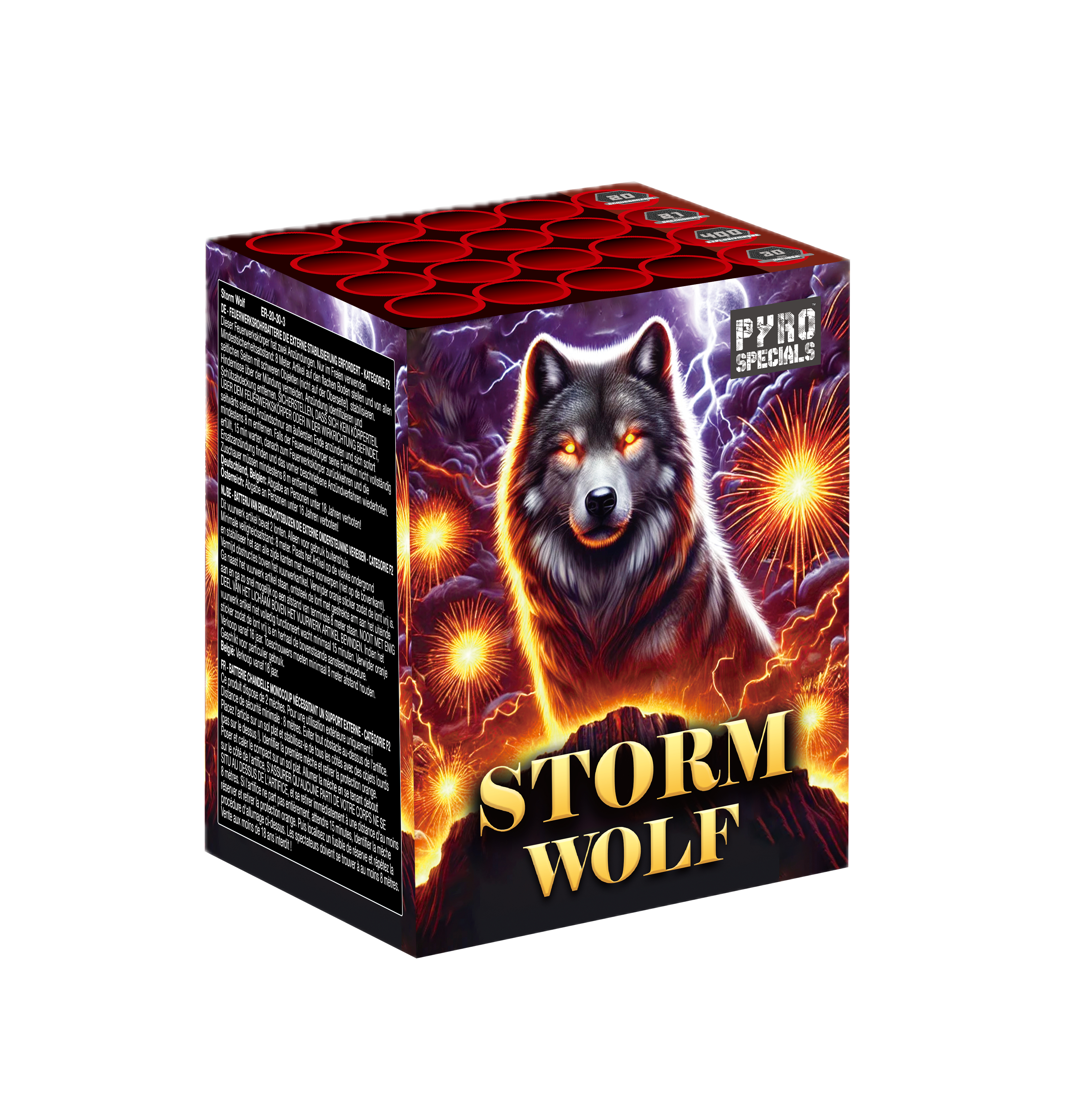 Pyro Specials Storm Wolf 20 Schuss   